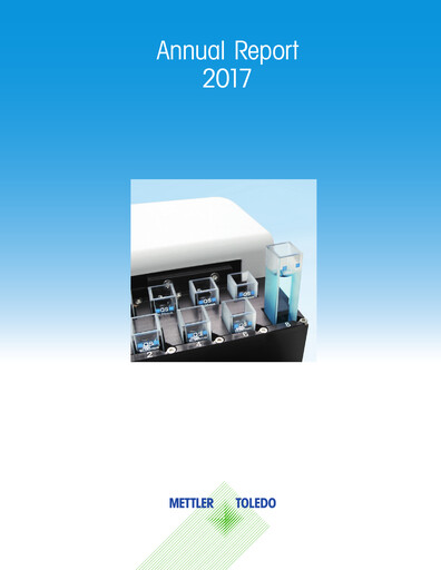 Thumbnail Mettler Toledo Annual Report 2017