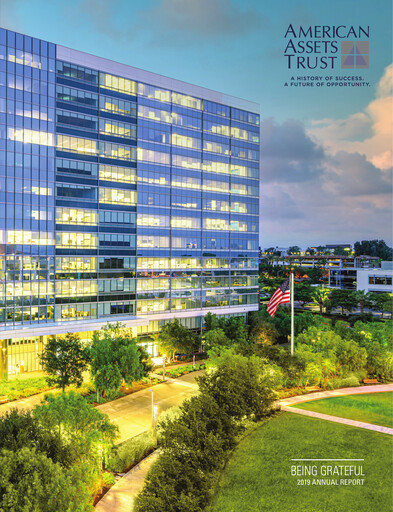 Thumbnail American Assets Trust
 Annual Report 2019