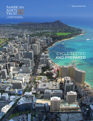 Thumbnail American Assets Trust
 Annual Report 2022