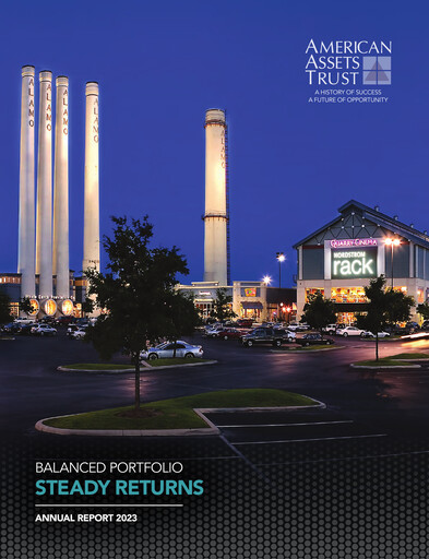 Thumbnail American Assets Trust
 Annual Report 2023
