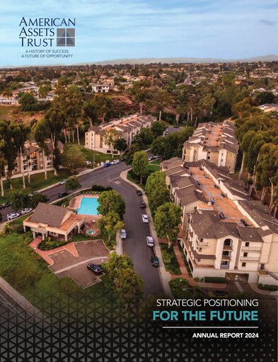 Thumbnail American Assets Trust
 Annual Report 2024