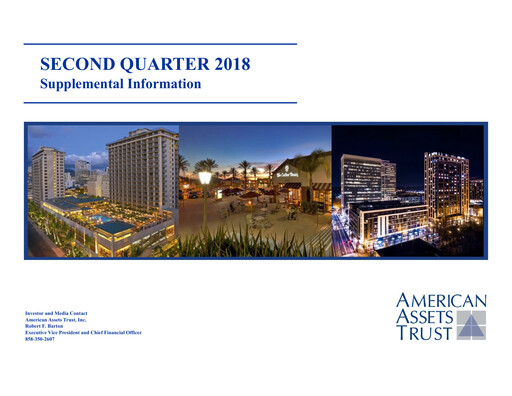 Thumbnail American Assets Trust
 Quarterly Report 2018-q2