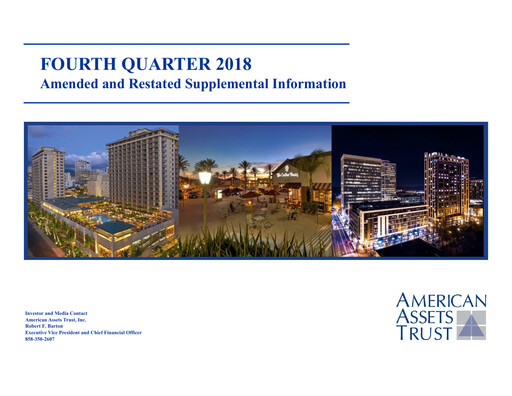 Thumbnail American Assets Trust
 Quarterly Report 2018-q4