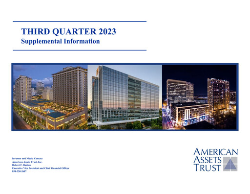 Thumbnail American Assets Trust
 Quarterly Report 2023-q3