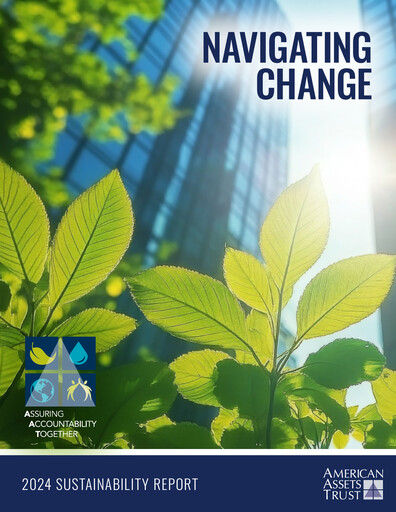 Thumbnail American Assets Trust
 Sustainability Report 2024