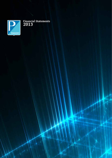 Thumbnail Piaggio Annual Report 2013