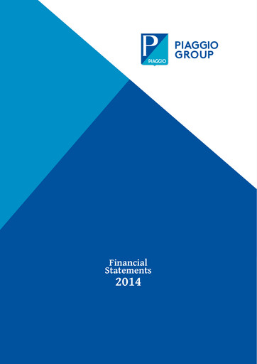 Thumbnail Piaggio Annual Report 2014