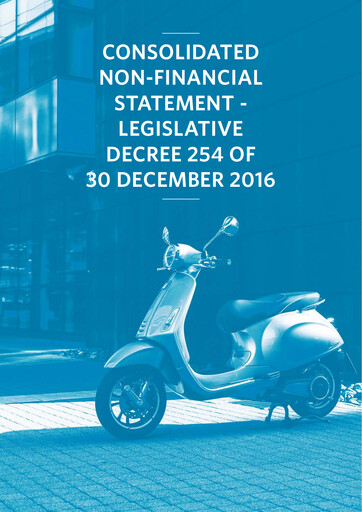 Thumbnail Piaggio Sustainability Report 2016