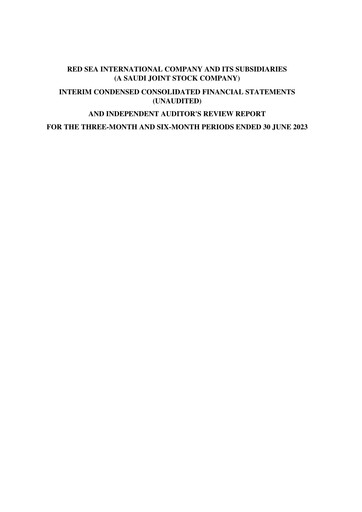 Thumbnail Red Sea International Company Quarterly Report 2023-q2