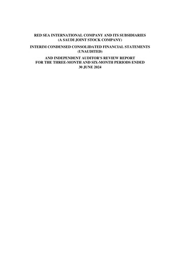 Thumbnail Red Sea International Company Quarterly Report 2024-q2