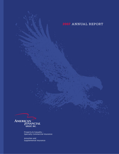 Vorschaubild American Financial Group
 Jahresbericht 2007