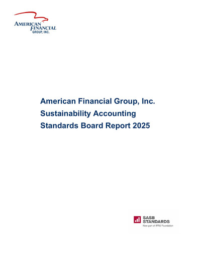 Thumbnail American Financial Group
 ESG Report 2025