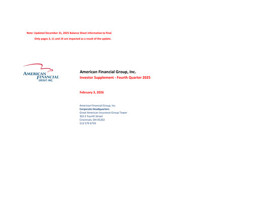 Miniature American Financial Group
 Rapport trimestriel 2025-q4