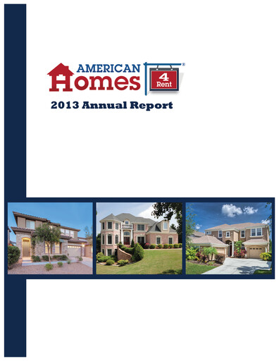 Thumbnail AMH (American Homes 4 Rent)
 Annual Report 2013