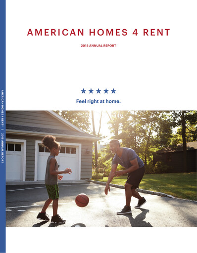 Thumbnail AMH (American Homes 4 Rent)
 Annual Report 2018