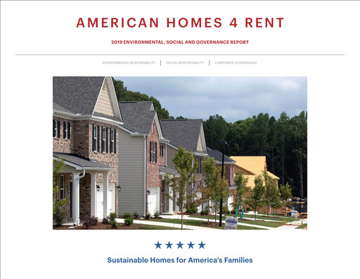 Thumbnail AMH (American Homes 4 Rent)
 ESG Report 2019