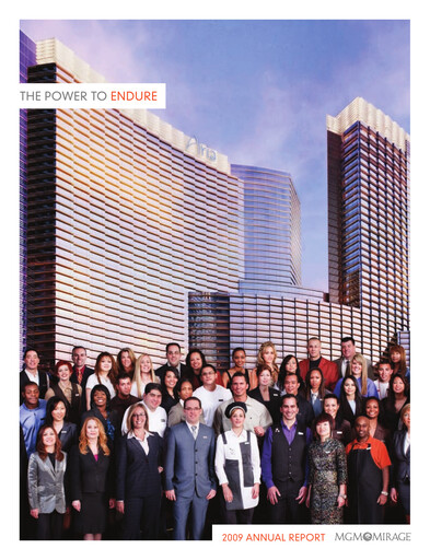 Thumbnail MGM Resorts

 Annual Report 2009