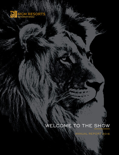 Thumbnail MGM Resorts

 Annual Report 2016