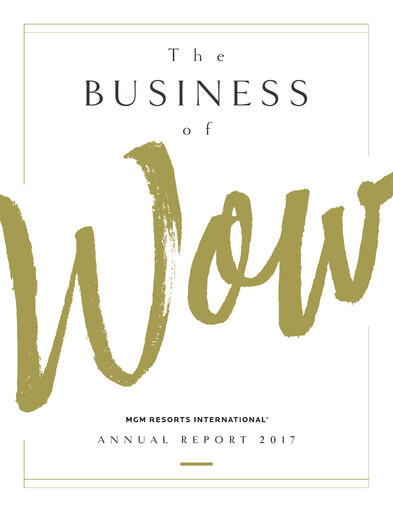 Thumbnail MGM Resorts

 Annual Report 2017