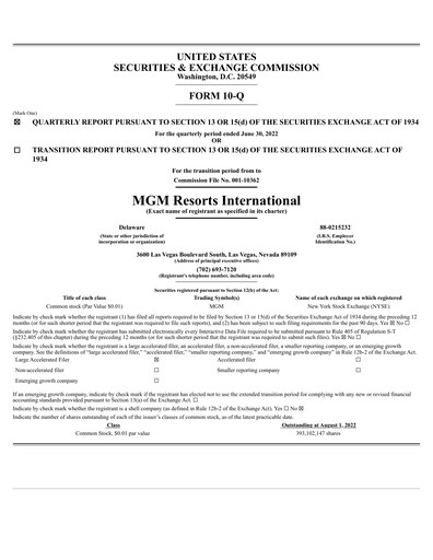 Thumbnail MGM Resorts

 Quarterly Report 2022-q2