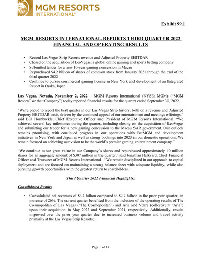 Thumbnail MGM Resorts

 Quarterly Report 2022-q3