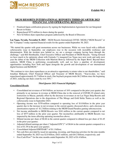 Thumbnail MGM Resorts

 Quarterly Report 2023-q3