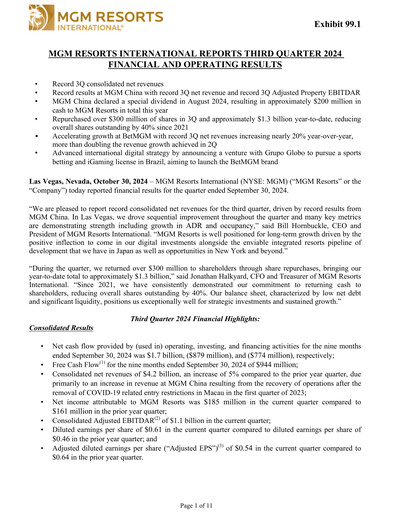 Thumbnail MGM Resorts

 Quarterly Report 2024-q3
