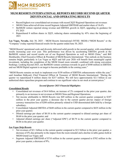 Thumbnail MGM Resorts

 Quarterly Report 2025-q2