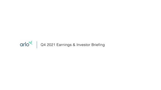 Thumbnail Arlo Technologies
 Quarterly Report 2021-q4
