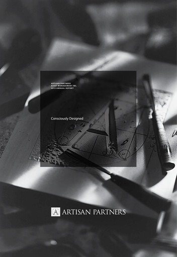 Thumbnail Artisan Partners Annual Report 2013