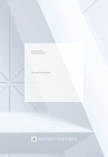 Thumbnail Artisan Partners Annual Report 2014