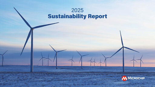 Thumbnail Microchip Technology Sustainability Report 2025