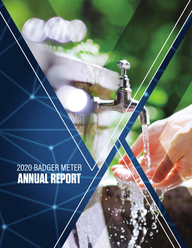 Thumbnail Badger Meter
 Annual Report 2020