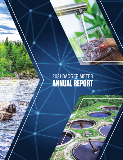 Thumbnail Badger Meter
 Annual Report 2021