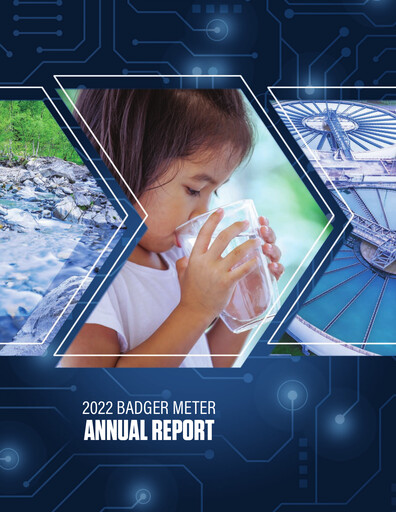 Thumbnail Badger Meter
 Annual Report 2022