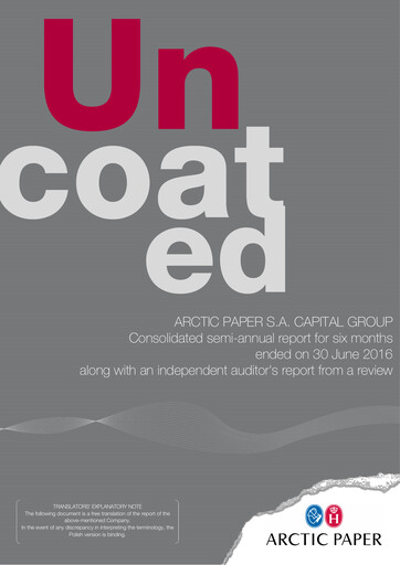 Miniature Arctic Paper Rapport semestriel 2016-h1