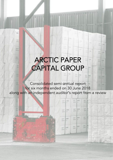 Miniature Arctic Paper Rapport semestriel 2018-h1