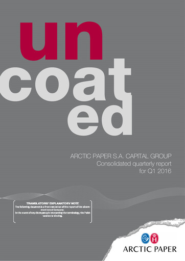 Miniature Arctic Paper Rapport trimestriel 2016-q1