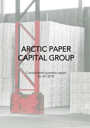 Miniature Arctic Paper Rapport trimestriel 2018-q1
