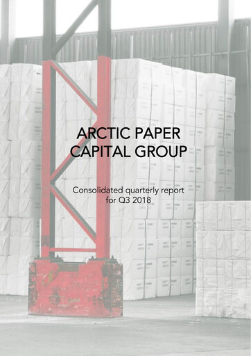 Miniature Arctic Paper Rapport trimestriel 2018-q3