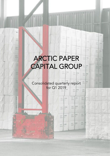 Miniature Arctic Paper Rapport trimestriel 2019-q1