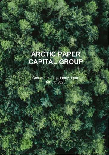 Miniature Arctic Paper Rapport trimestriel 2020-q3