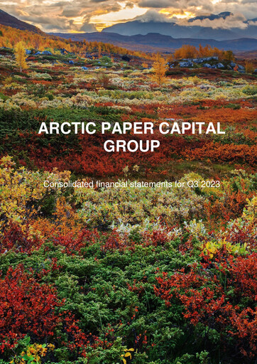 Miniature Arctic Paper Rapport trimestriel 2023-q3