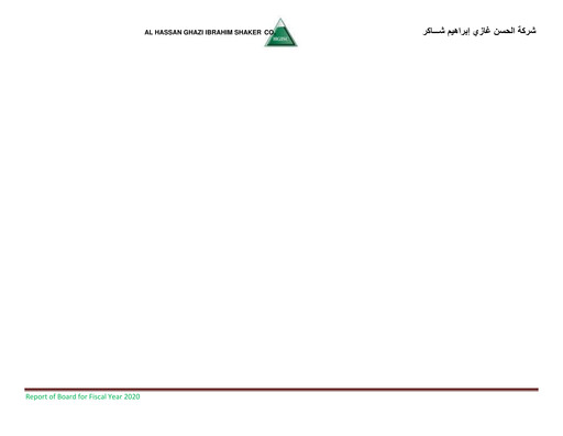 Thumbnail Al Hassan Ghazi Ibrahim Shaker  Annual Report 2020