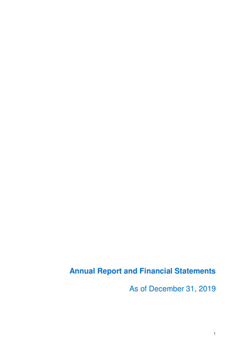 Thumbnail BBVA Argentina Annual Report 2019