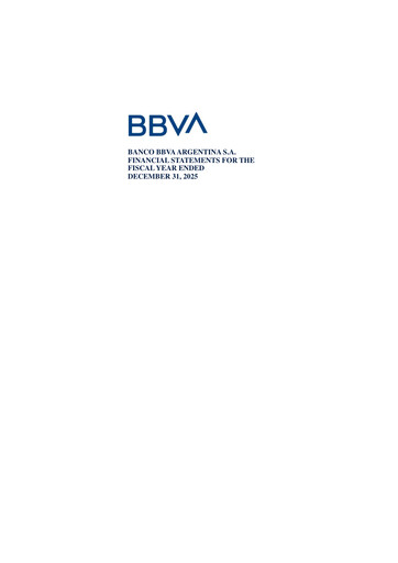 Thumbnail BBVA Argentina Financial Statement 2025