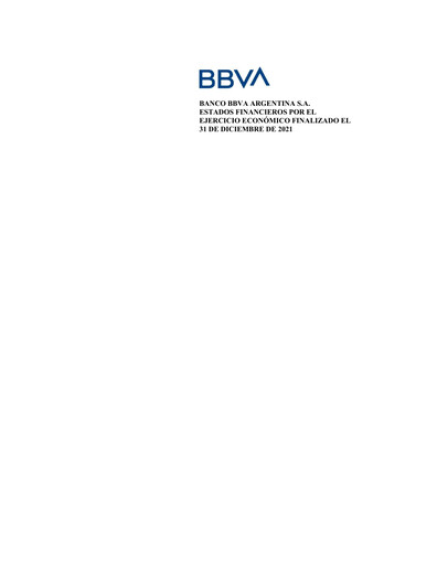 Thumbnail BBVA Argentina Financial Statement 2021