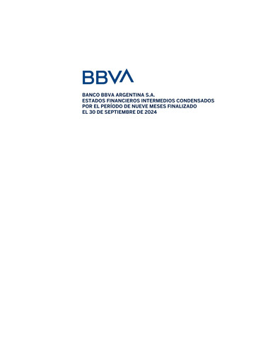 Thumbnail BBVA Argentina Financial Statement 2024-9m