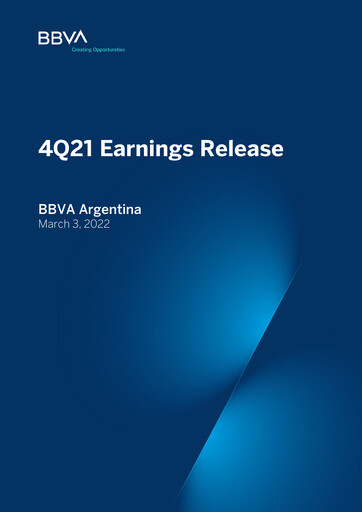 Thumbnail BBVA Argentina Quarterly Report 2021-q4