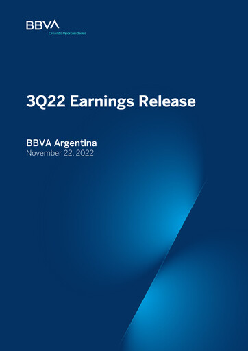 Thumbnail BBVA Argentina Quarterly Report 2022-q3